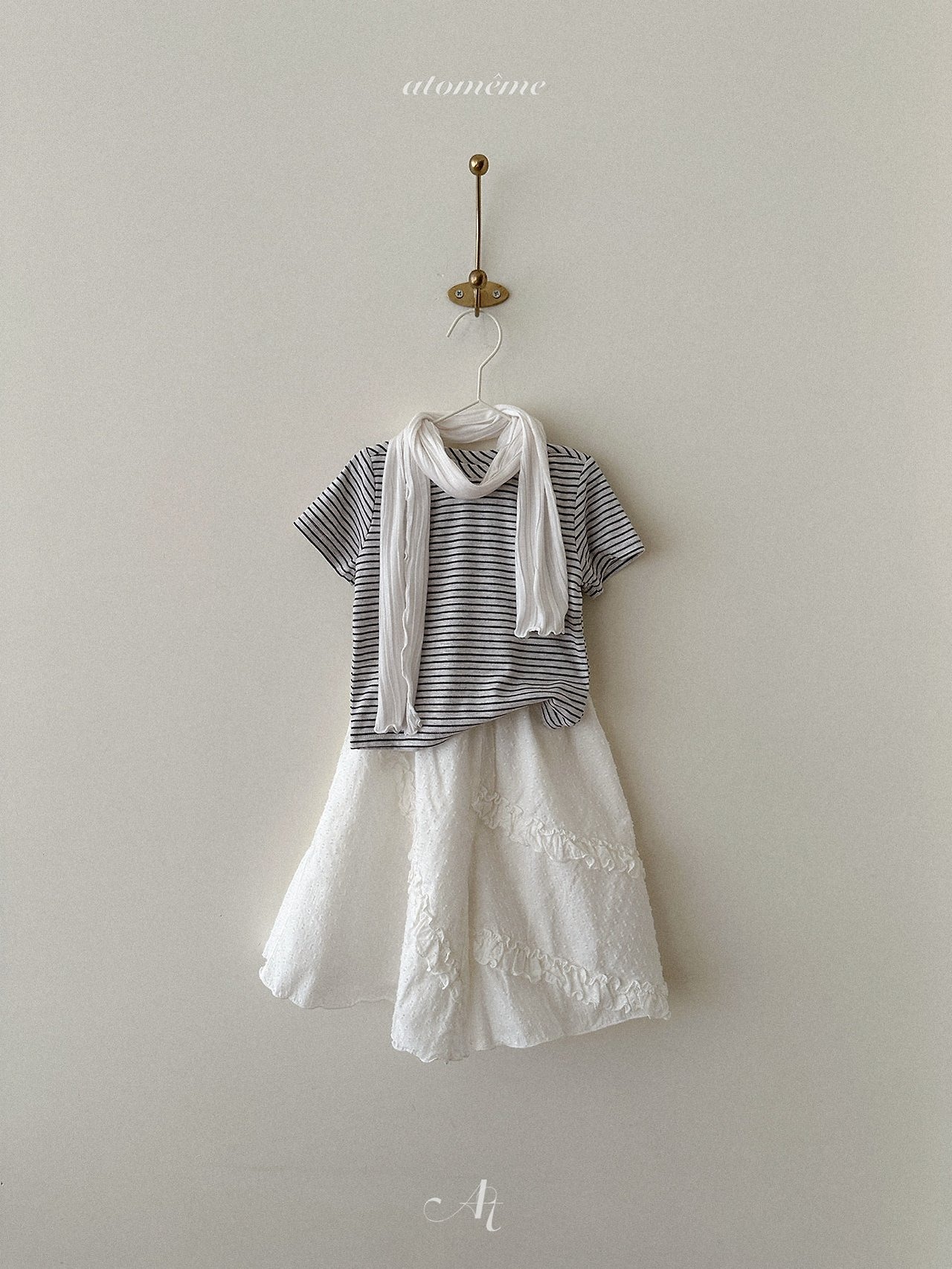 [atomeme] Aidfrill Skirt / [아토메메] 에이드프릴스커트
