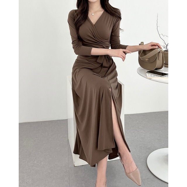 ラップ風  ワンピース　◆２col　YH9776