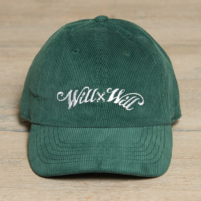 WillxWill Logo Corduroy Cap Green