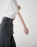 yenn  TUCK WIDE DENIM PANTS