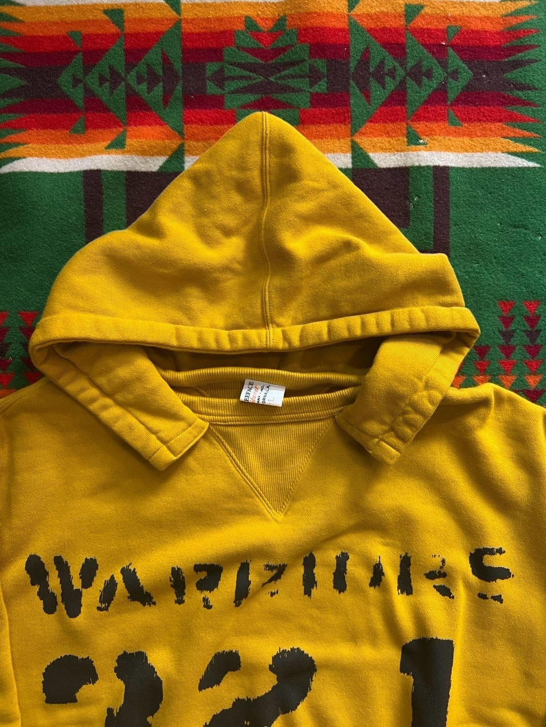 THREEFACE DOUBLE FACE AFTER HOODIE | vintage clothing twoface