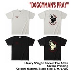 "DOGGYMAN'S PRAY" #17 Pocket Tee Natural / Black