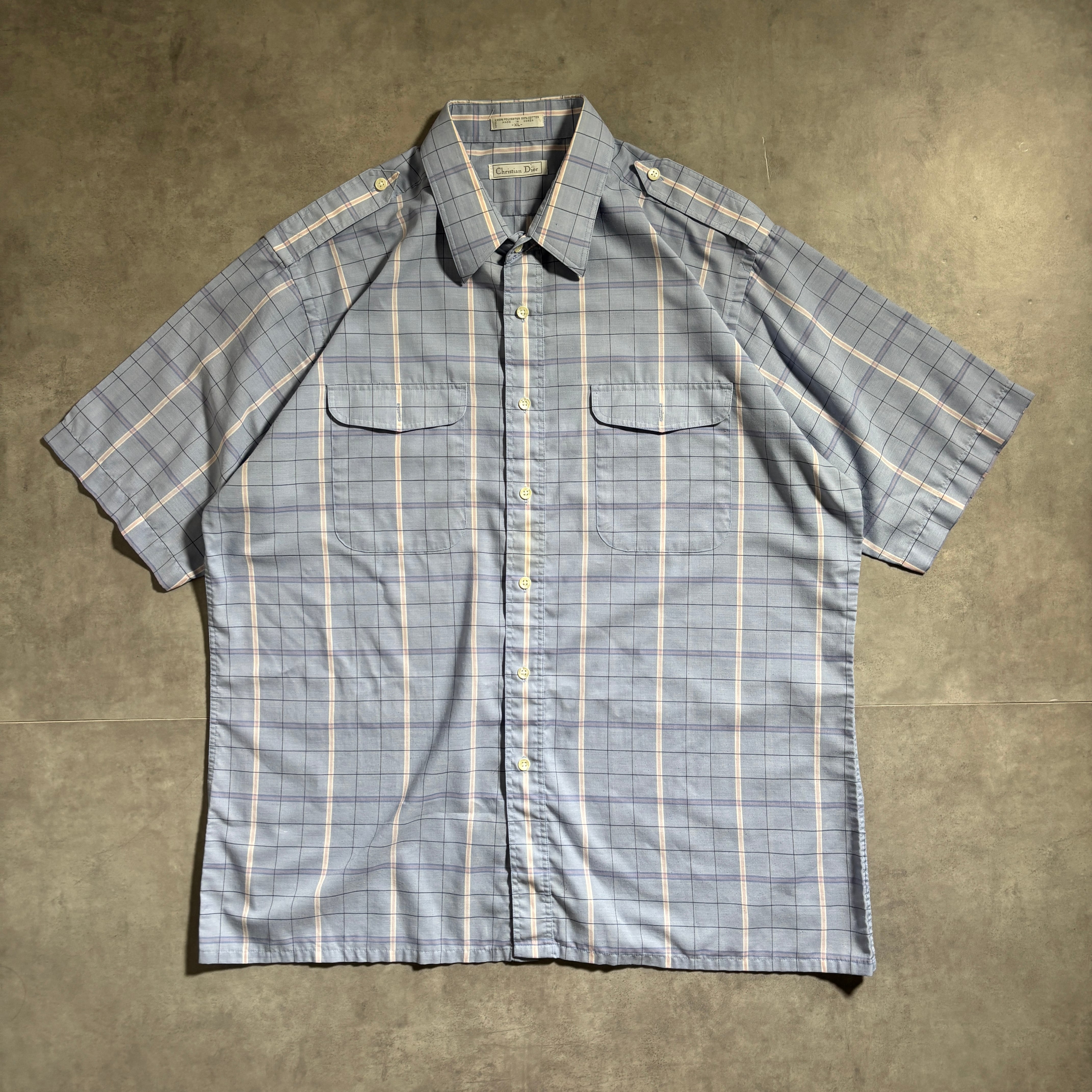80s〜 Christian Dior check shirt | 1921_clothing_