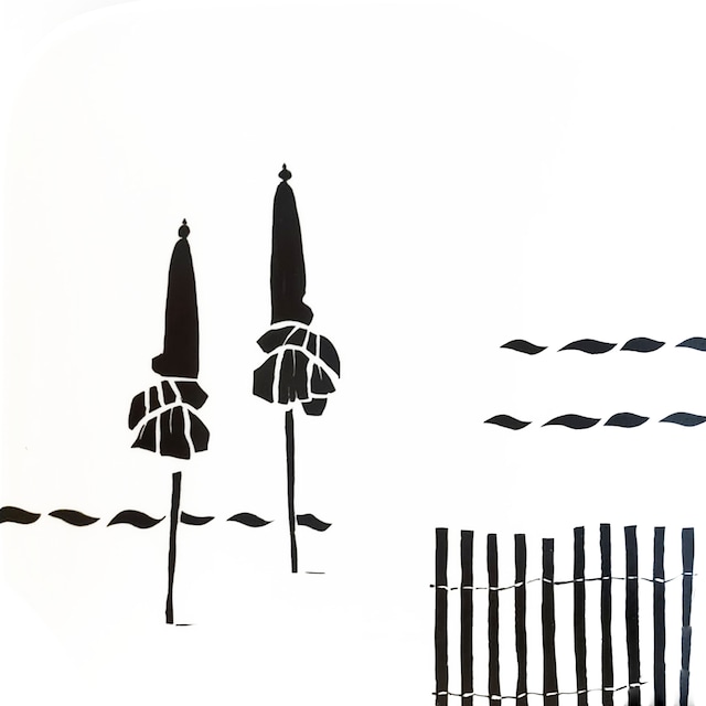 【Paperproducts Design】バラ売り2枚 ランチサイズ ペーパーナプキン Atelier Ombrelles モノトーン