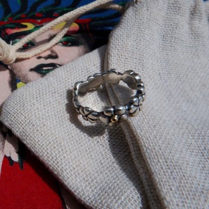 Stone flowers リング (azul-32)