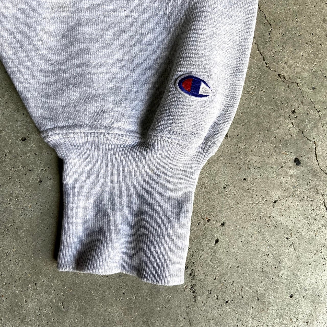 90年代 チャンピオン 刺繍タグ NAVY ロゴプリント リバースウィーブ  