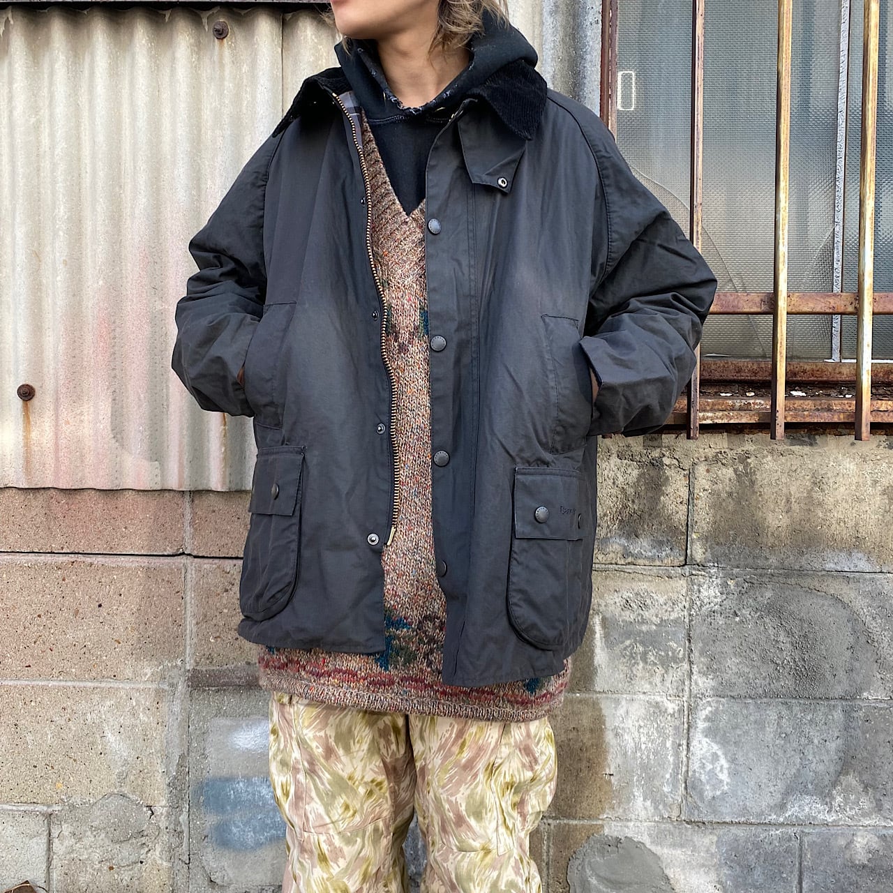 ビッグサイズ 00年代 Barbour バブアー BEDALE ビデイル ワックス  