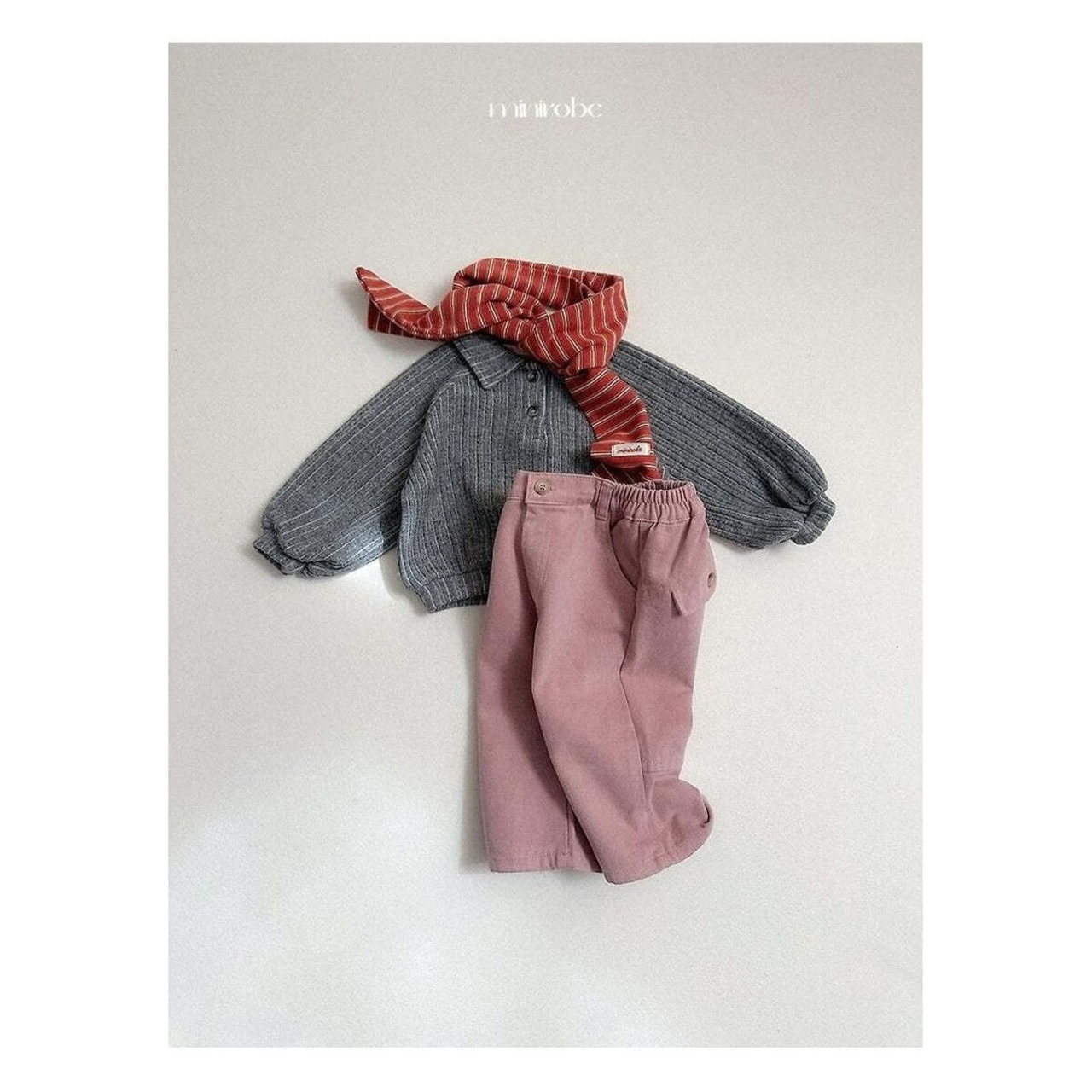 【取寄】minirobe カオマフラー FREE｜冬服｜韓国子供服