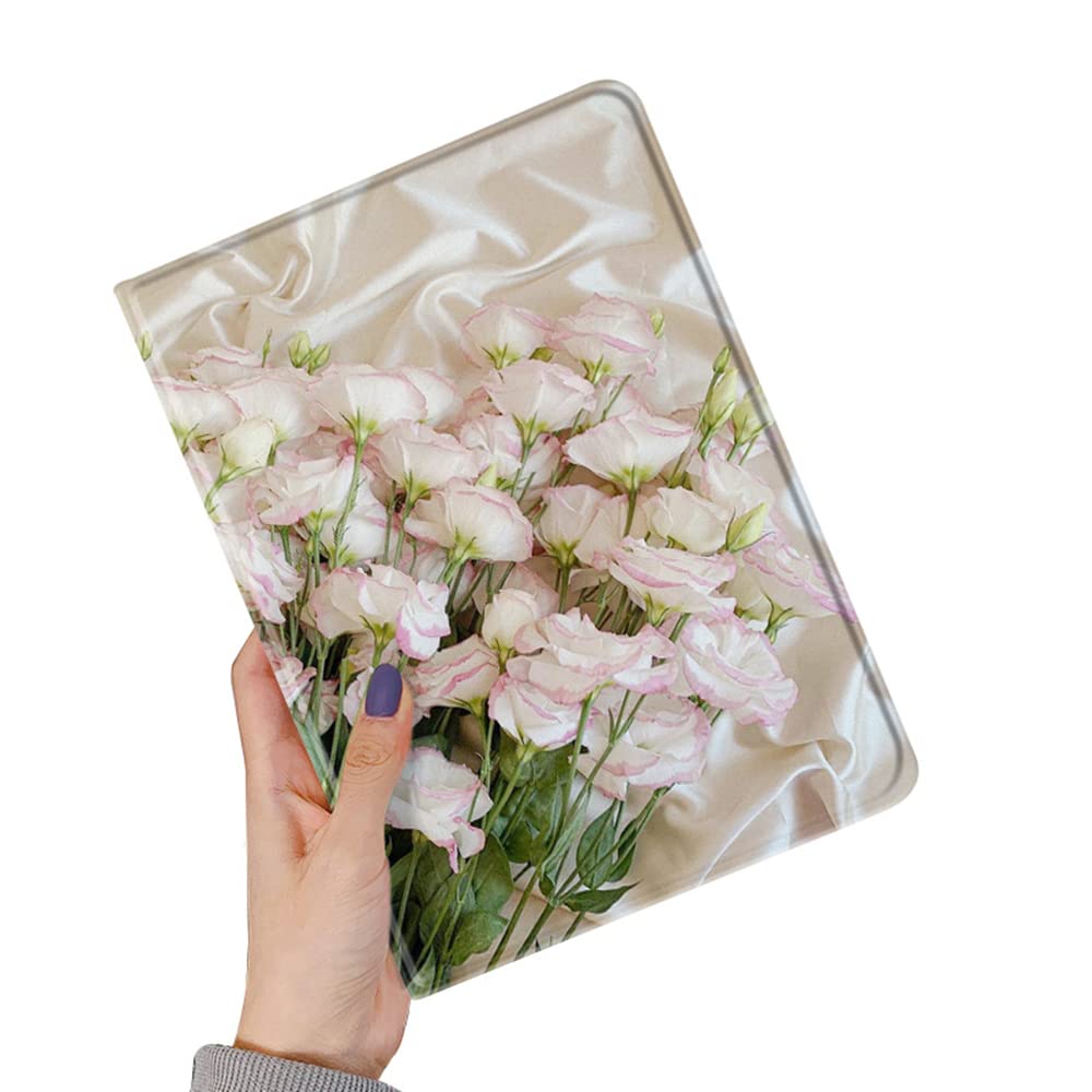 人気 iPad 10.2 第7世代 8世代 9世代 ケース Apple Pencil 収納 手帳型 花柄 かわいい 軽量 超薄型 iPad 9 iPad 8 iPad 7 保護カバー レザー TPU 耐衝撃 スタンド機能 オートスリープ レディース ペンホルダー付き ブック式 (iPad7/iPad8/iPad9, 柄K)