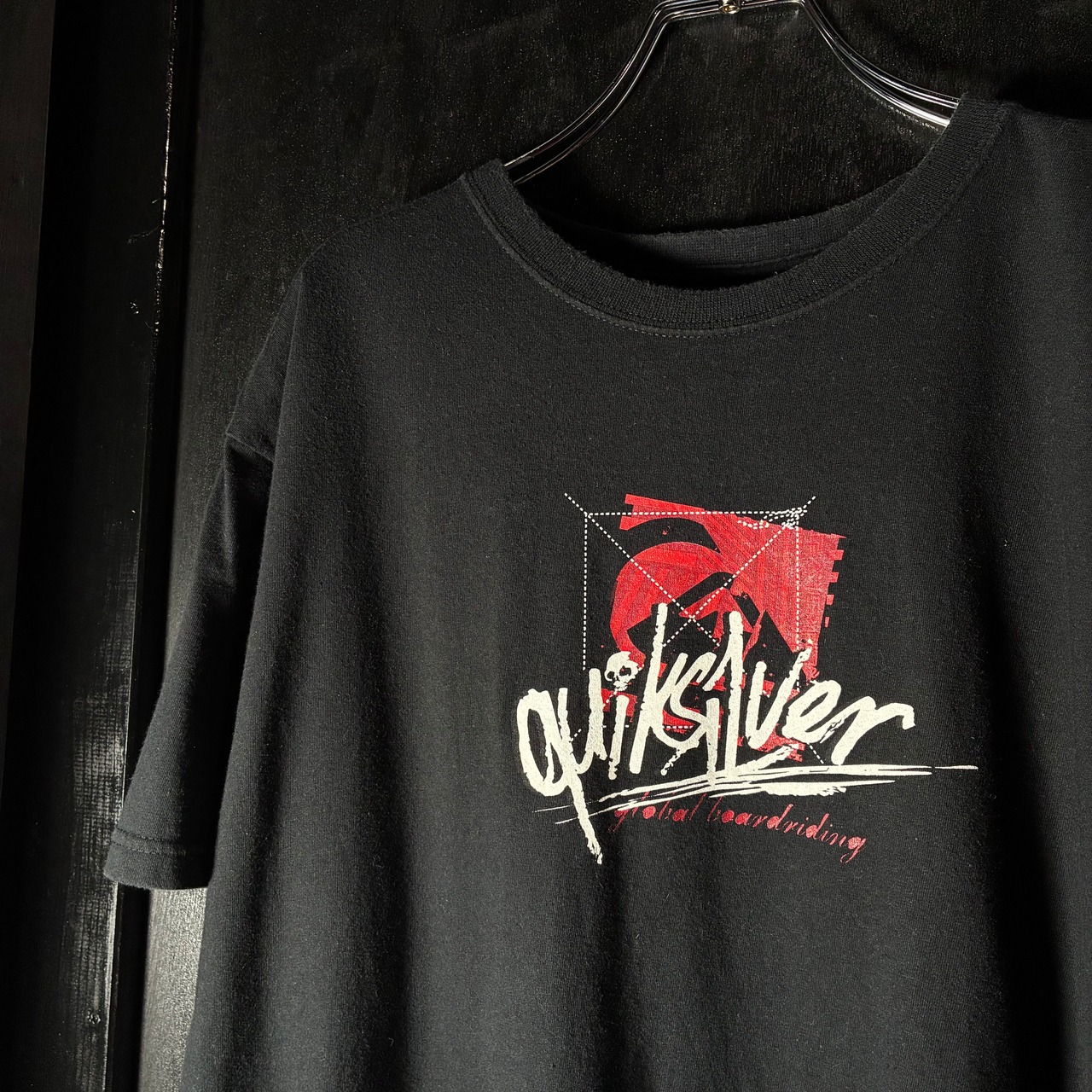 00s Quik Silver グラフィックTシャツ　クイックシルバー　サーフ　黒