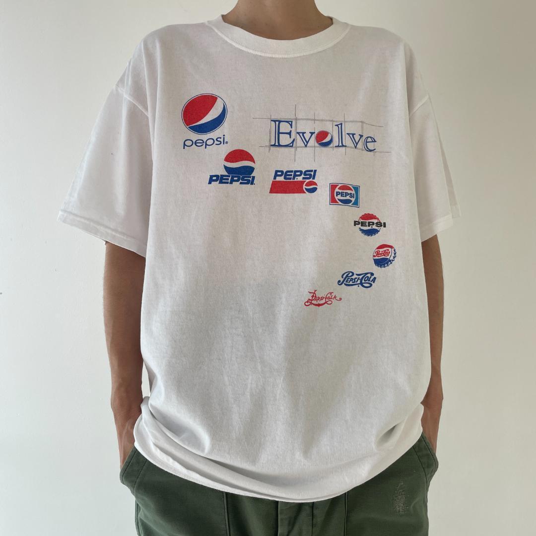 tGG120 Tシャツ ペプシ コーラ プロモ 企業 ロゴ 10s 年代判別