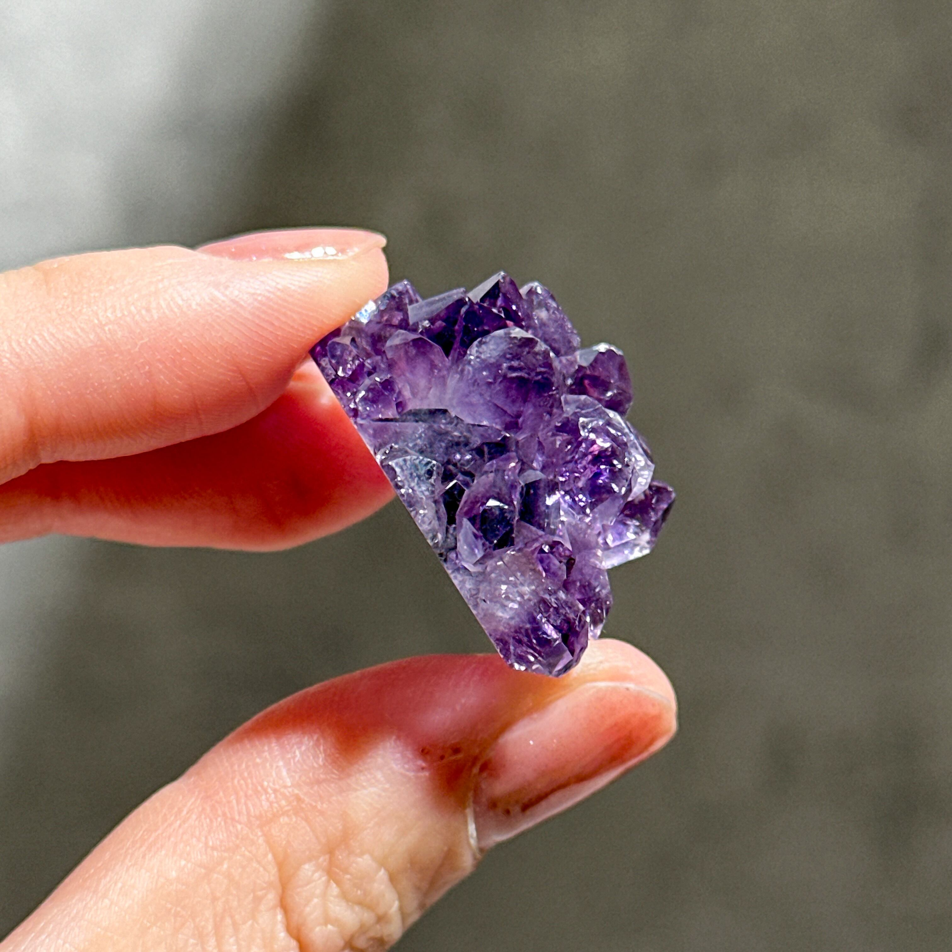 ウルグアイ産フラワーアメジスト 原石23◇ Flower Amethyst ◇天然石