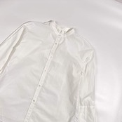 united arrows green label relaxing グリーンレーベル バンドカラー 長袖 シャツ /ホワイト系 レディース