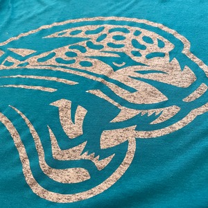 【NIKE】NFL ジャガーズ Tシャツ XL ビッグサイズ ロゴ Jacksonville Jaguars us古着 アメリカ古着