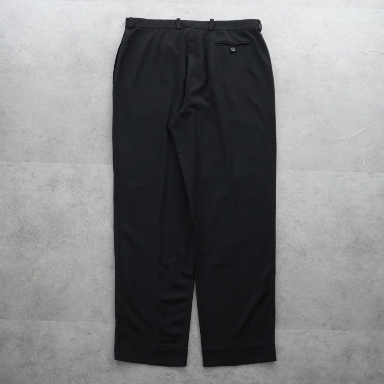 90s Giorgio Armani Classico Wool Dress Trousers black "Made in Italy" [W34L30相当]古着 - 3