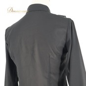 フラメンコ 衣装 DOCE del Flamenco ドセデルフラメンコ トップス ブラウス ブラック系 黒 無地 長袖 フリル 透け感 ダンス パーティ 発表会 レディース ステージ 上品 舞台 コスチューム かわいい