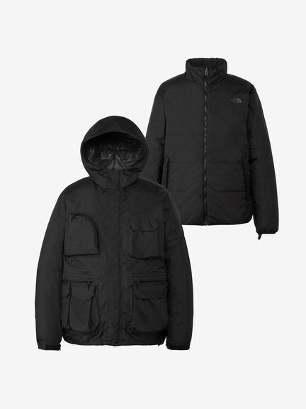 THE NORTH FACE (ザノースフェイス) ウーロスフィールドユーティリティトリクライメイトジャケット (K) ブラック NP62530