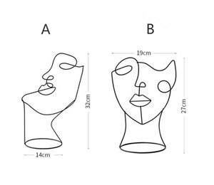 アイアン アート ディスプレイ オーナメント sns ins 韓国 インテリア