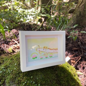 金龍さまときらめきの蓮の花お守りアート