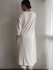 A HOPE HEMP | 単糸天竺《ヘンプ × コットン》 DROP SHOLDER LOOSE OPドロップショルダー ルーズ ワンピース