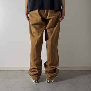90s 初期型 USA製 Polo by Ralph Lauren POLO CHINO "No pleats" Tobacco Brown [W36L31相当] 古着