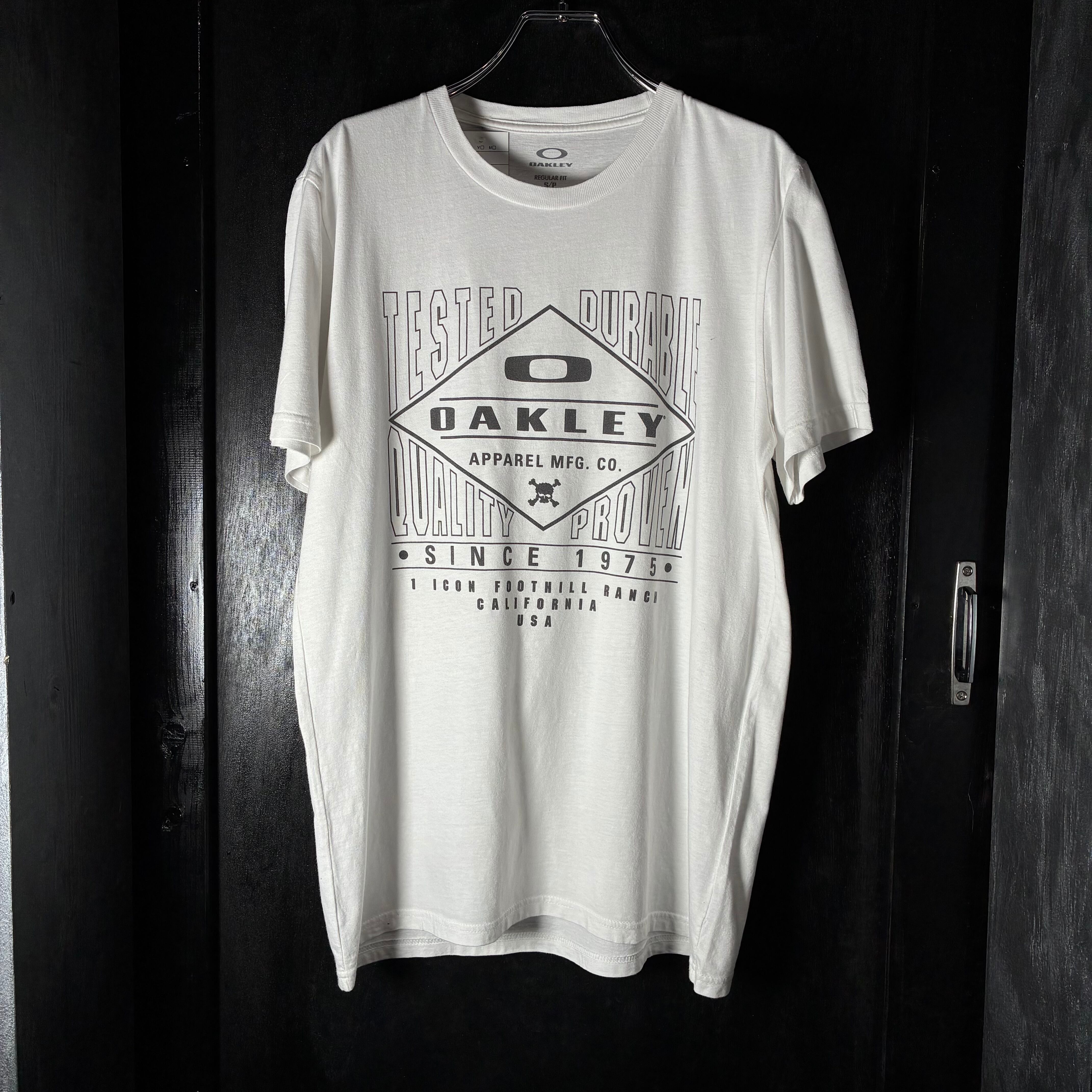 OAKLEY グラフィックTシャツ ホワイト S | 古着屋 the moon