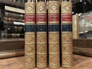 【RL039】The Works of Oliver Goldsmith -4Volumes-/ rare books