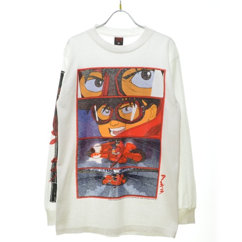 AKIRA / アキラ 80s FASHION VICTIM ボディ 金田バイク 両面プリント長袖Tシャツ vintage ヴィンテージ