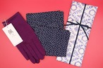 佩ウール手袋とSuimmieコットンスカーフセット　【クリスマス限定】