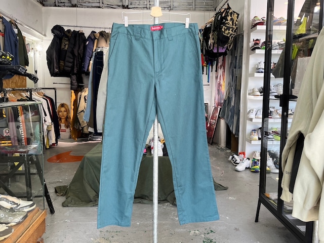 Supreme WORK PANT GREEN 34	 22819