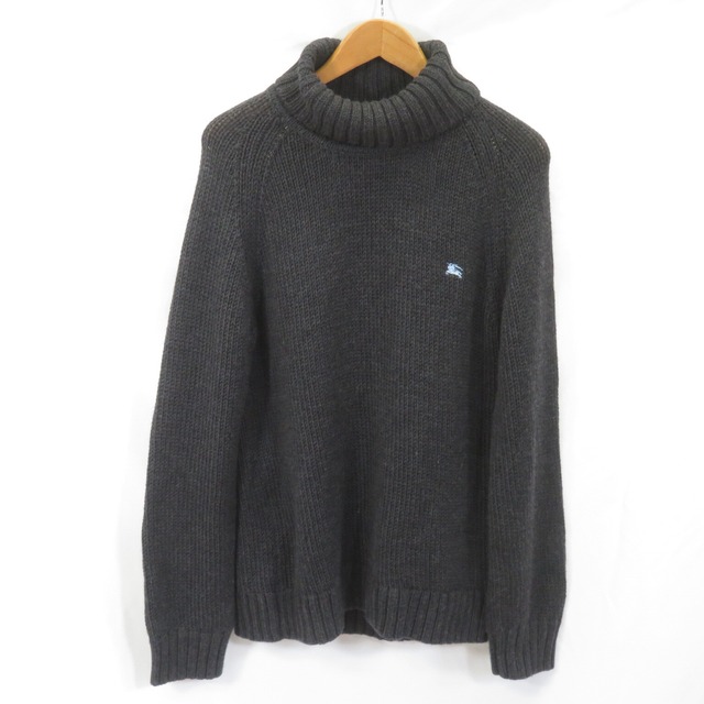 BURBERRY BLACK LABEL タートルネック ニット セーター size3/バーバリー 0804