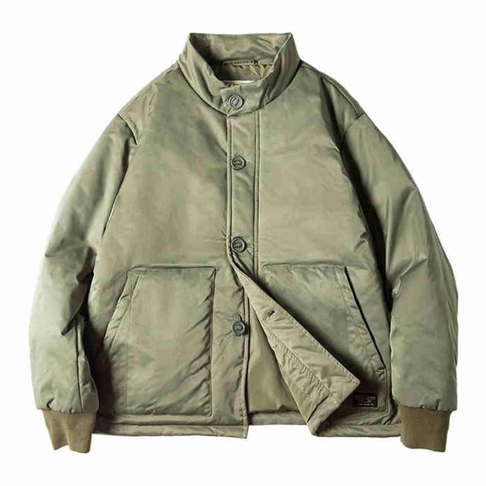 A1 スタンドカラー クラシックボンバージャケット 2色 L0375