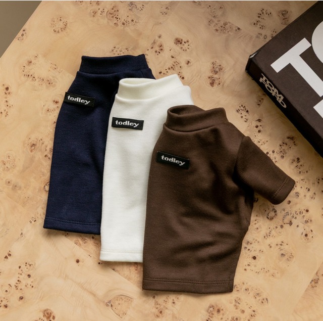 【予約】New Turtleneck〈3color〉/ TODLEY 韓国犬服