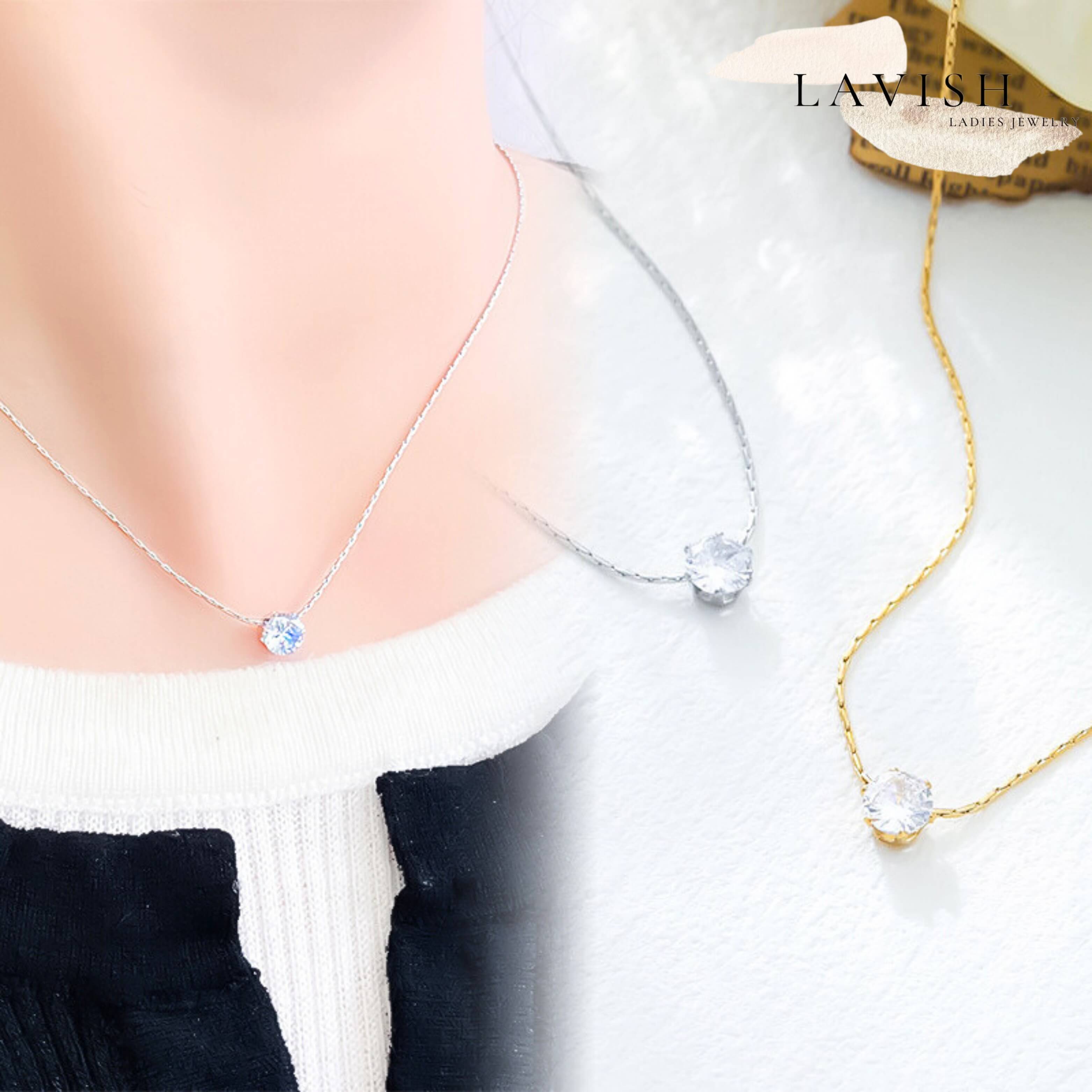 シングルティア ネックレス レディース Necklace