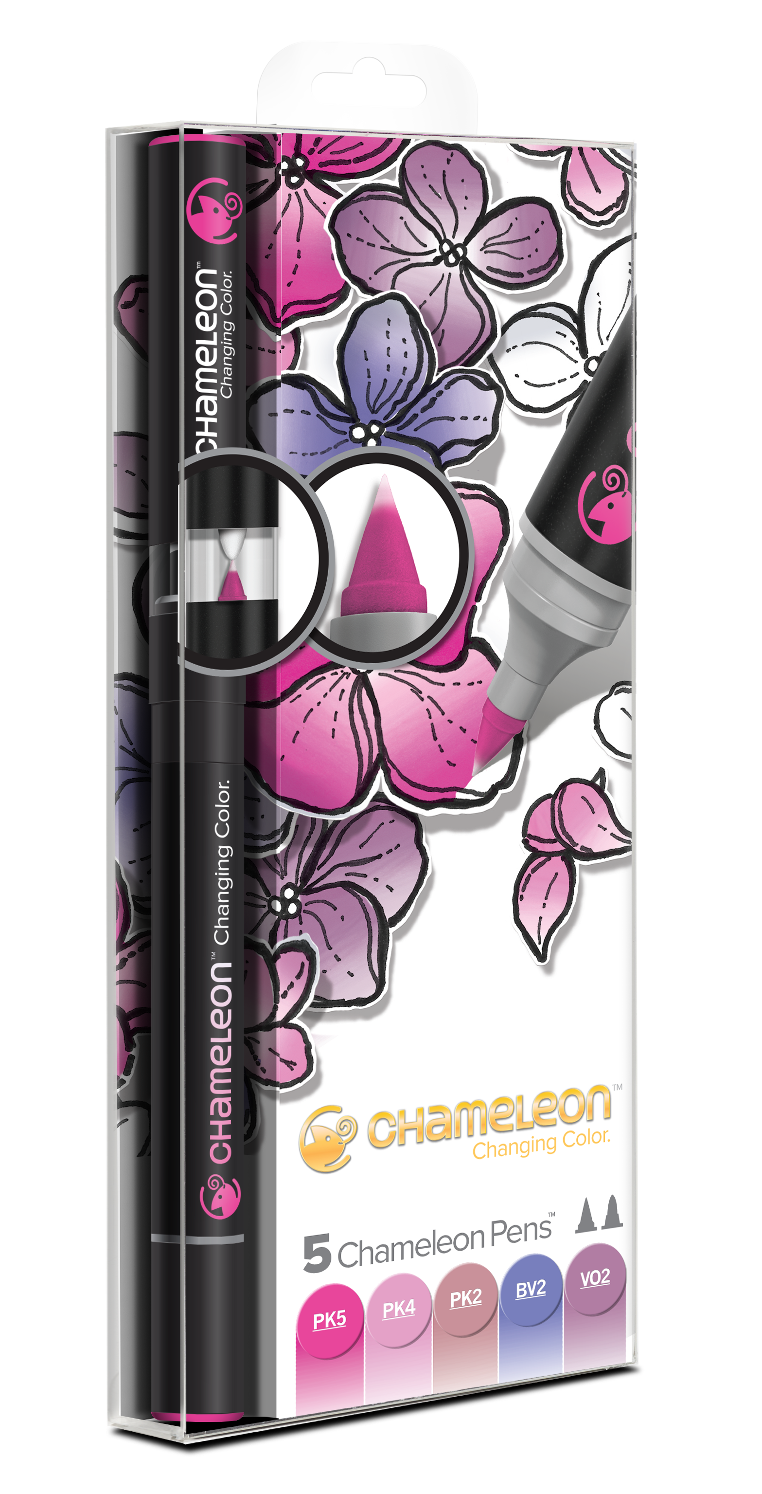 Chameleon Pen 5 Pen Floral Set (カメレオンペン 5本入りフローラルセット) | chameleonpen