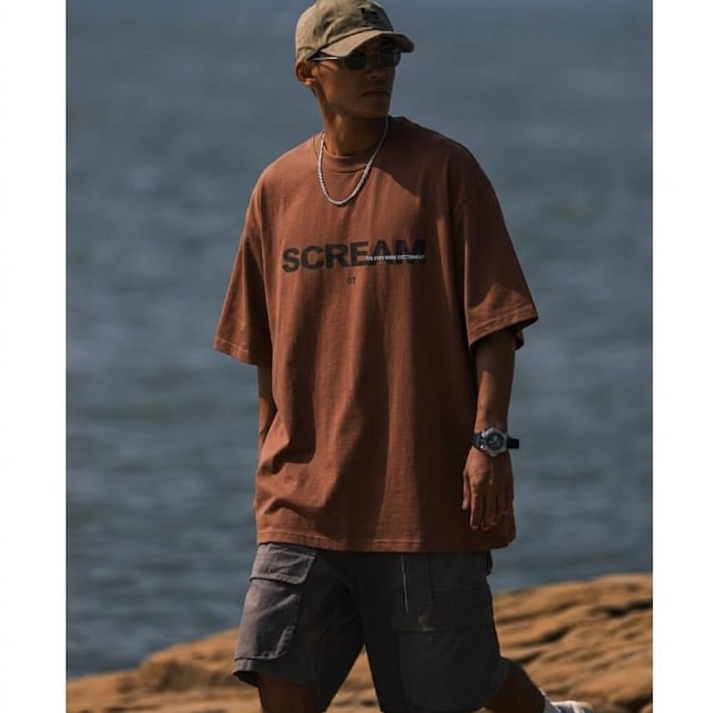 Front letter design Tee C4264