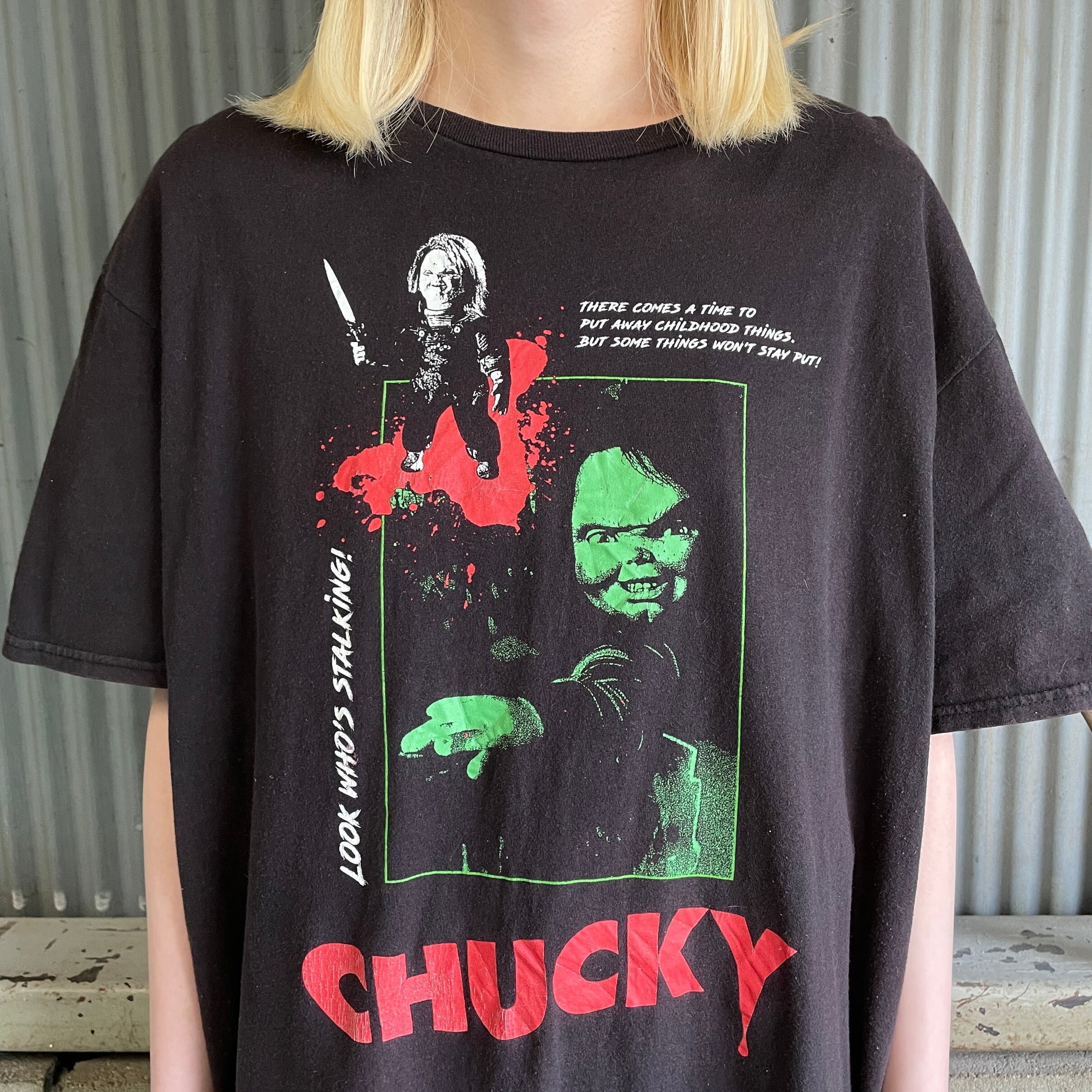 00年代 CHUCKY チャッキー ホラームービー Tシャツ 映画 Tシャツ  