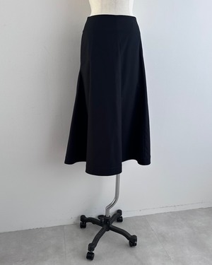 JIL SANDER　COTTON FLARED SKIRT