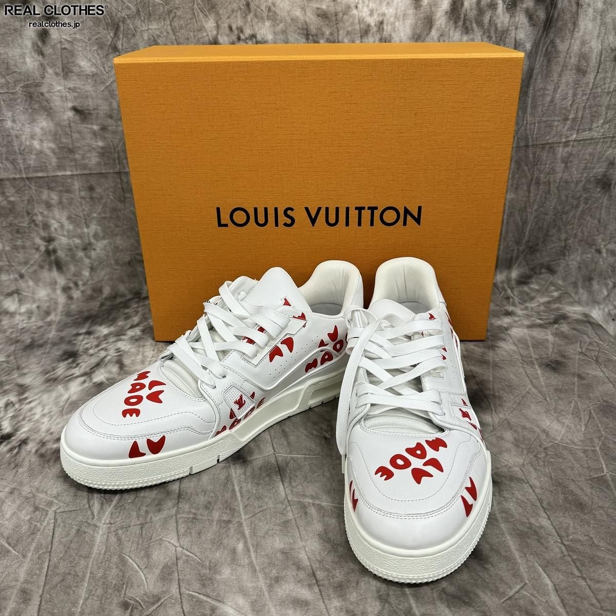 未使用】LOUIS VUITTON×NIGO/ルイヴィトン×ニゴ 日本限定 LVトレイナー