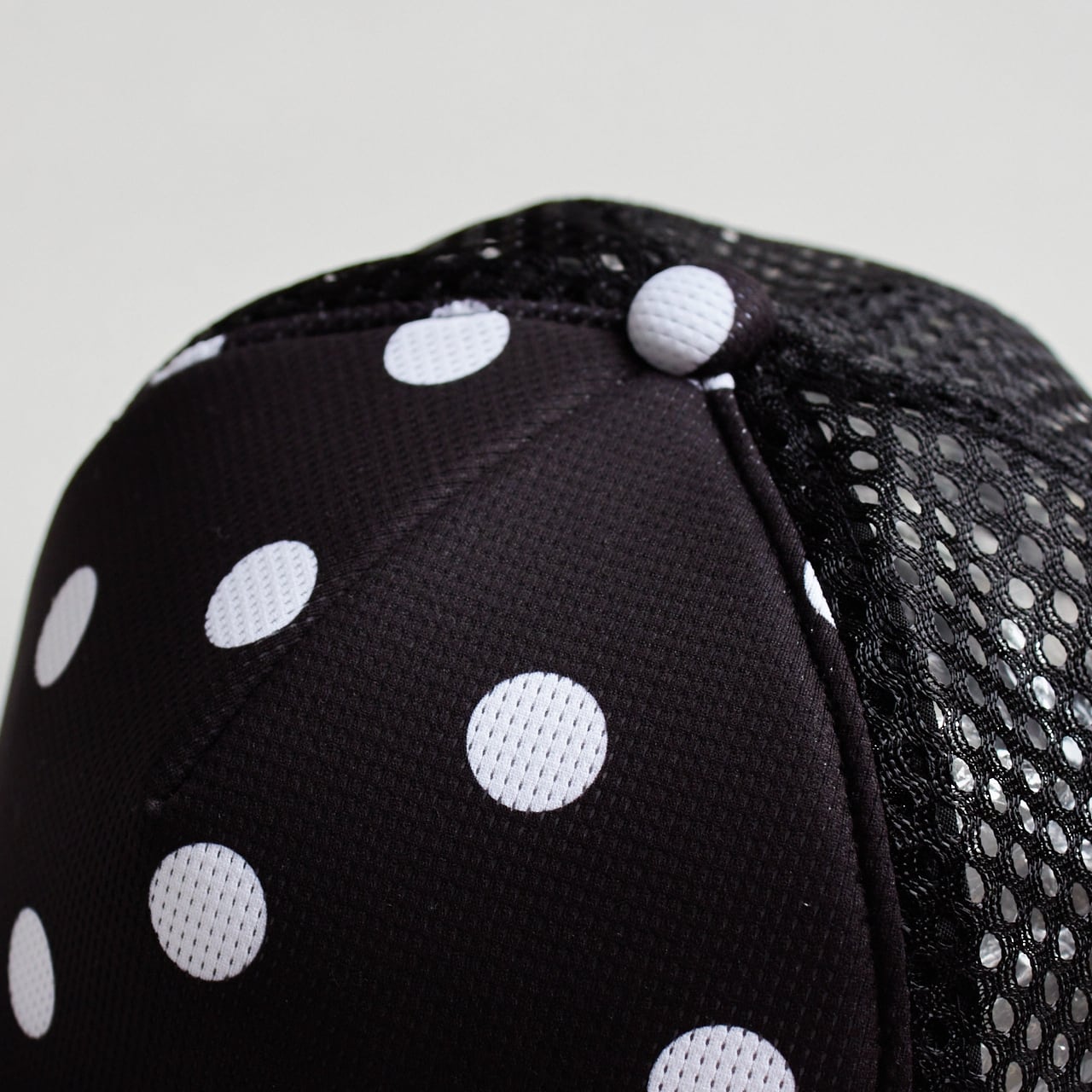 ranor（ラナー）PATTERN MESH CAP - DOT WHITE ドットメッシュキャップ