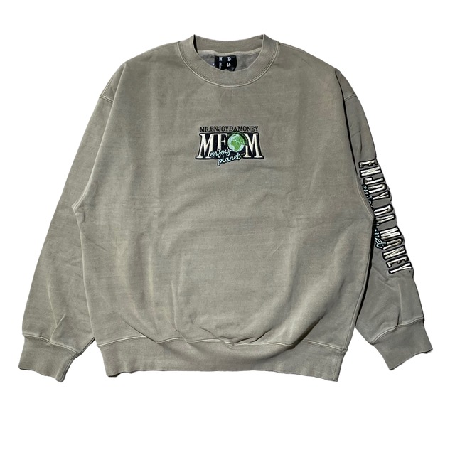 【MEDM】SMALL WORLD SERIES WASHED EARTH SWEAT
