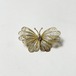 Vintage Goldwash 800 Silver Filigree Butterfly Brooch From Hungary