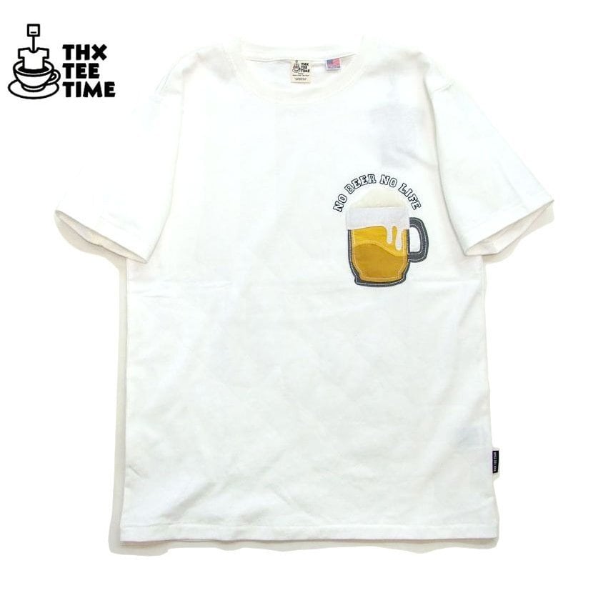 ビール ポケットTシャツ THX_TEE_TIME サンクスティータイム 男女兼用