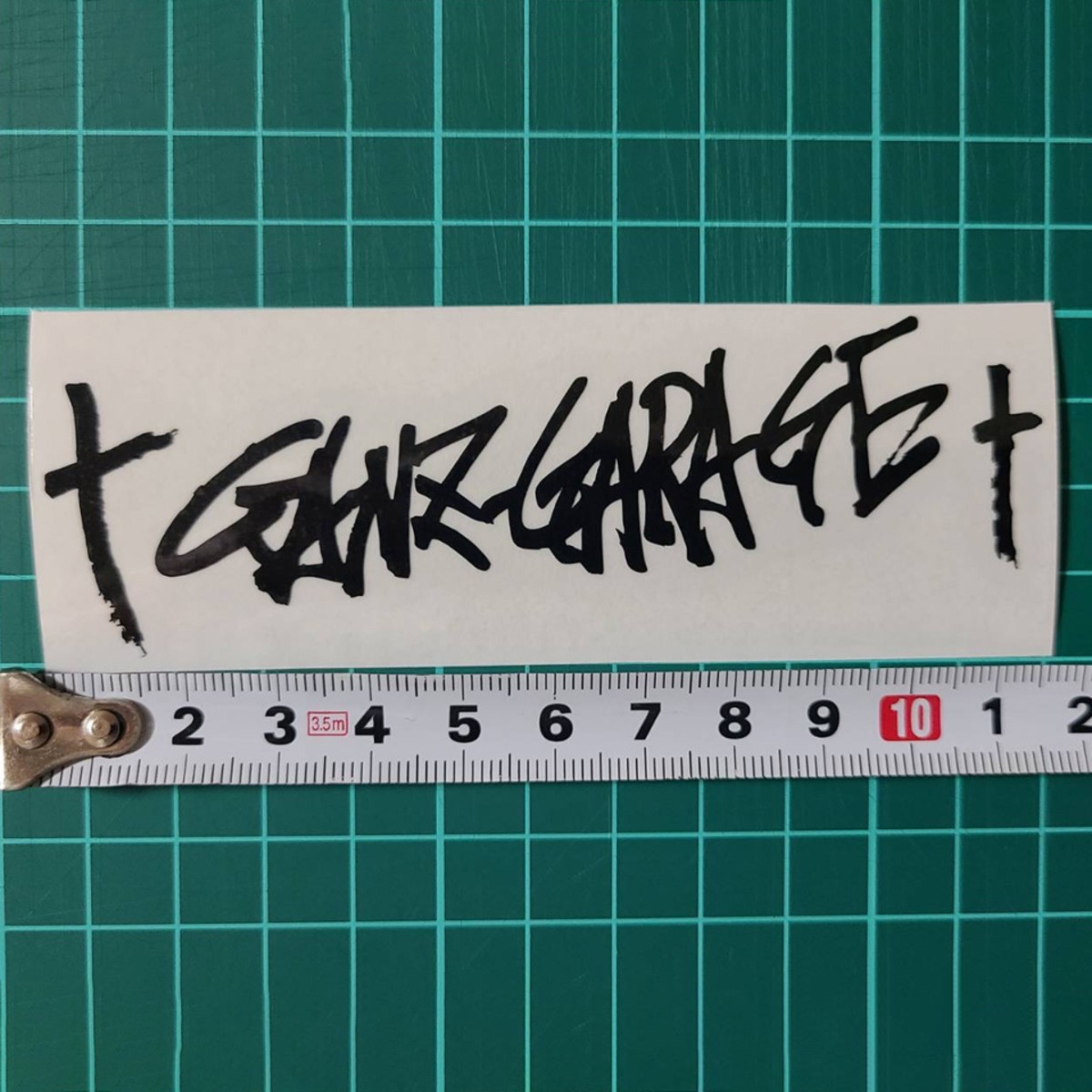 GANZ GARAGE（手書き）カッティングステッカー／GANZ STICKER DESIGN 