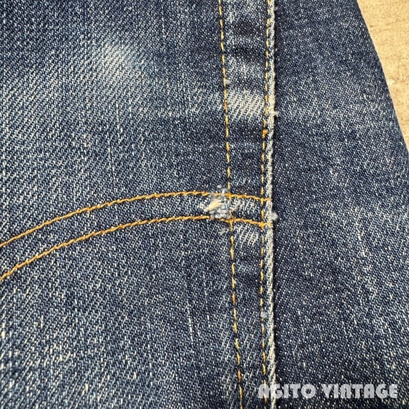 70's LEVI'S リーバイス 505 デニム Big E デカ文字 濃いめ グッド
