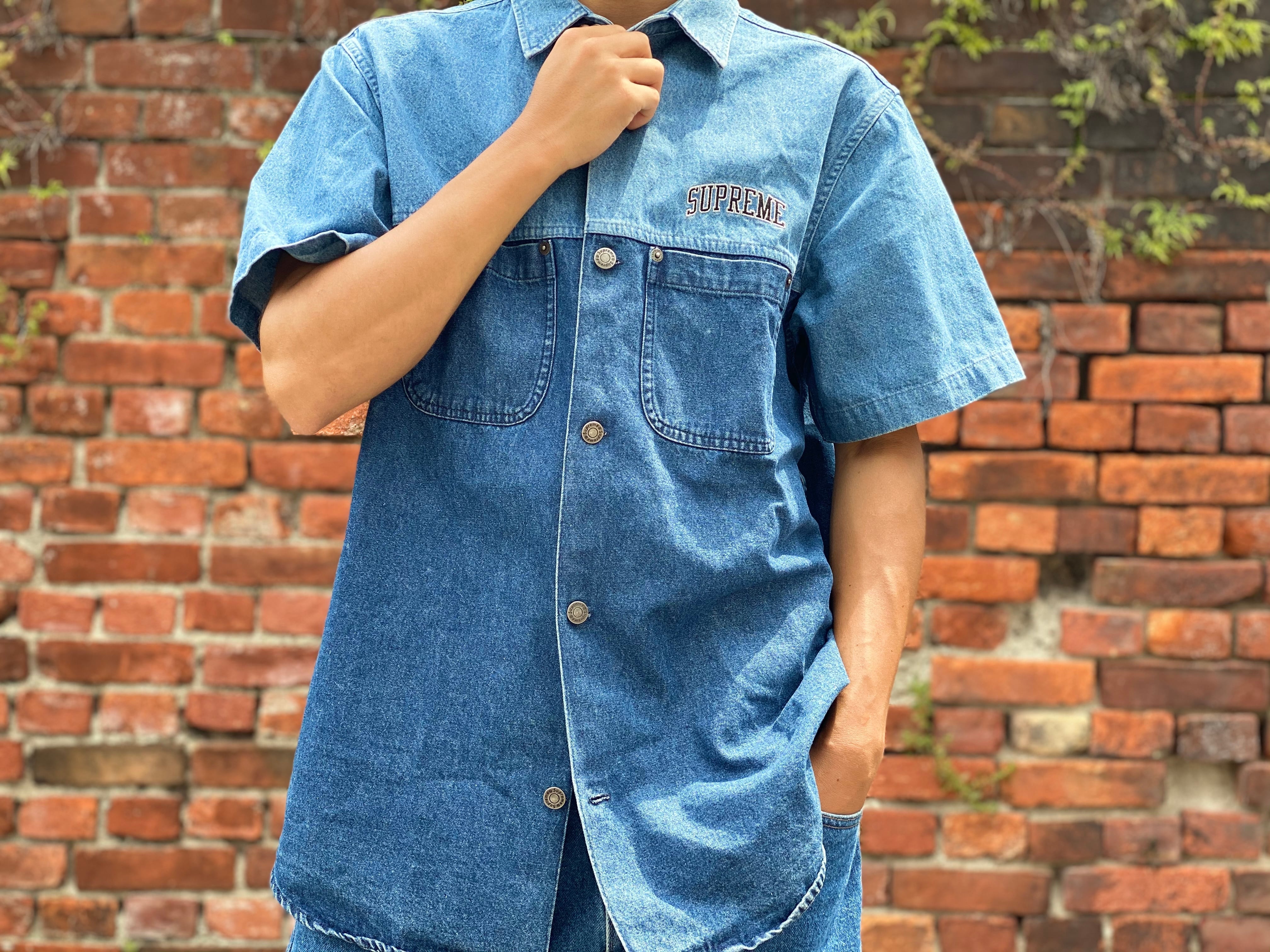 supreme 2-Tone Denim S/S Shirt  デニムシャツ