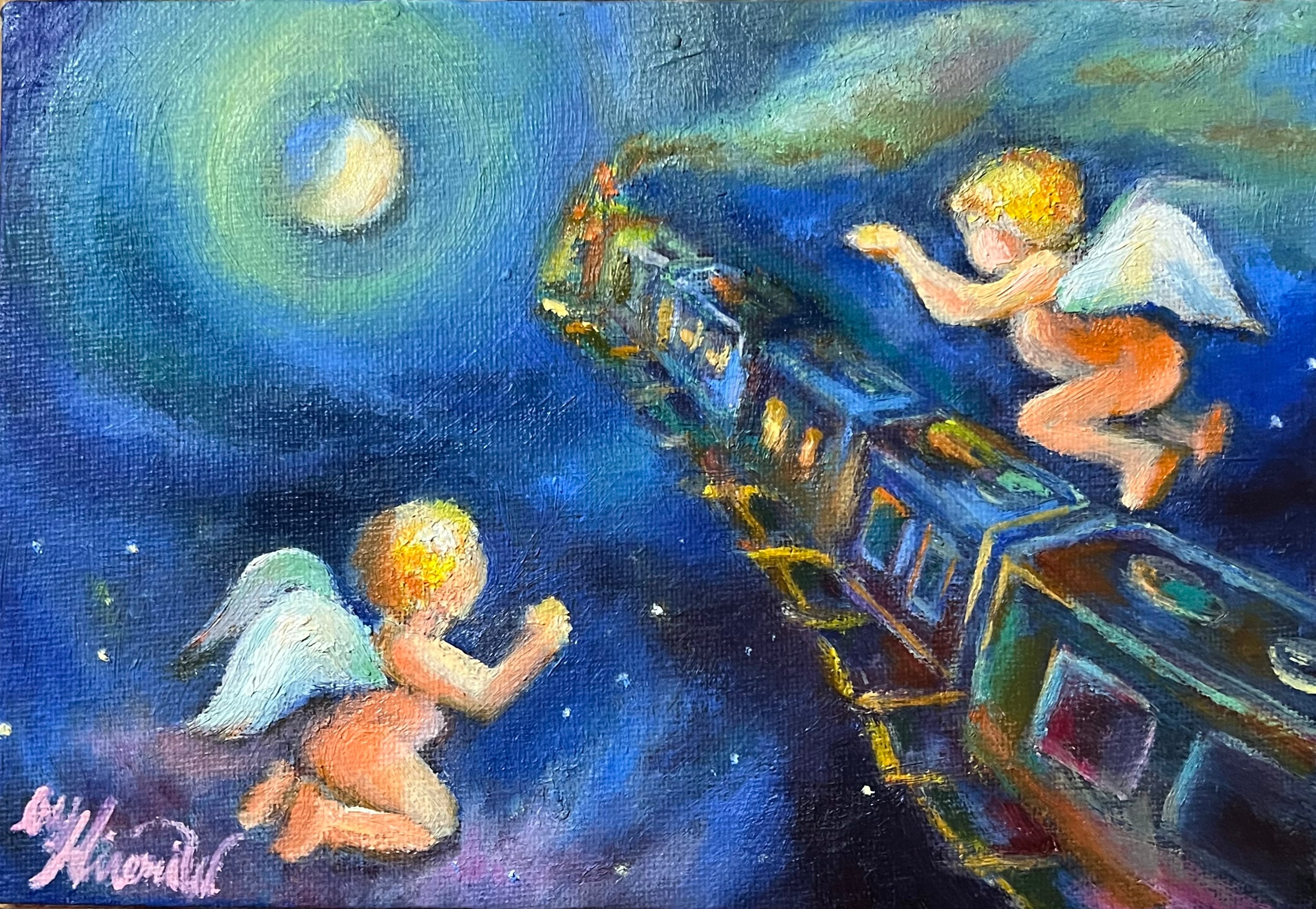 Sale【ART】銀河鉄道Wサムホール Sale【ART】銀河鉄道Wサムホール 【公式通販】