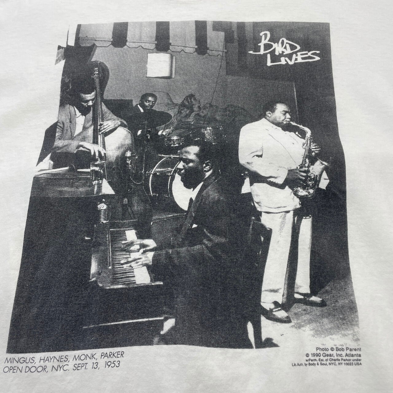 90年代 USA製 Charlie Parker Bied Lives Jazz ジャズT アーティスト 