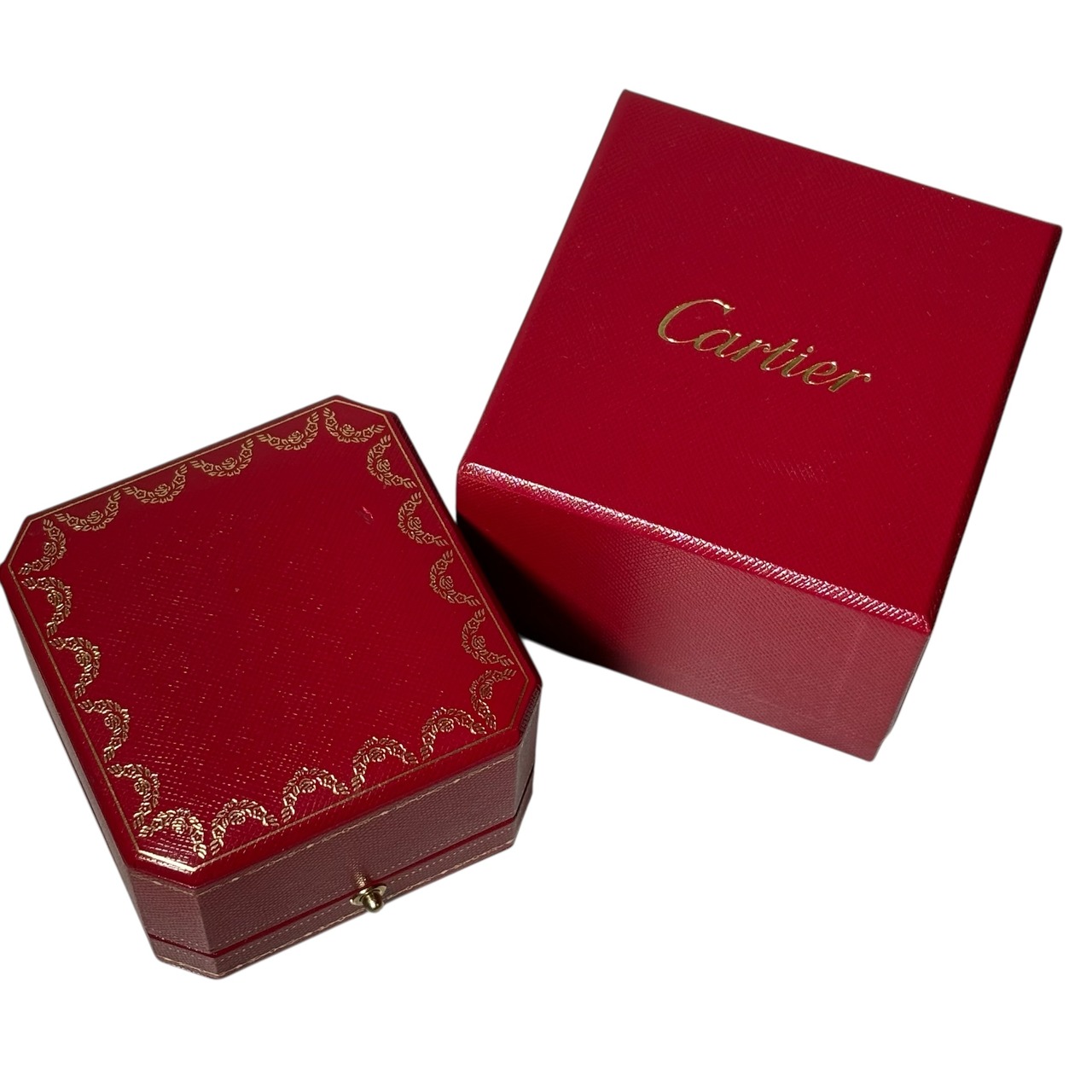 CARTIER ss × k18 ring “Santos100”