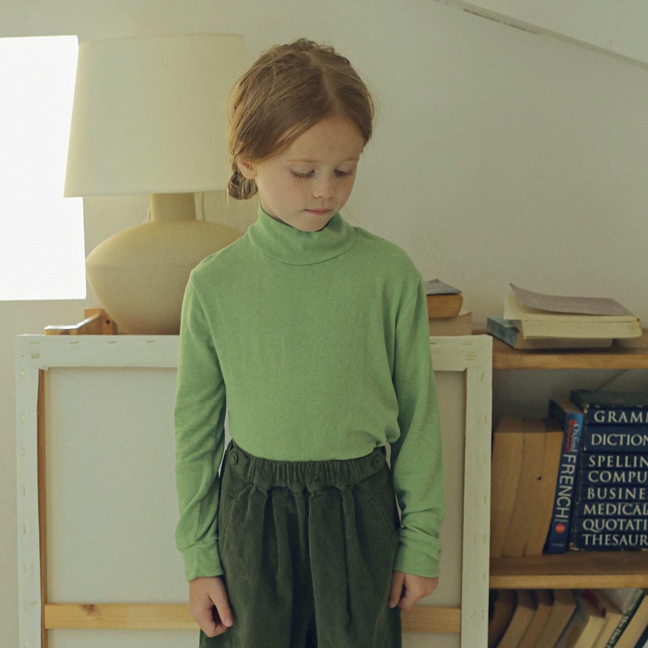 «sold out»«bien a bien» ローランモックネックトップス 3colors